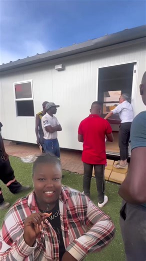 👷📝Quality control on prefab cabins must be done to ensure our 100K merchandise 🏡 are done to perfection ✅ #qualitycontrol #funny #worklife #inspection #prefabhouse #house #botswana🇧🇼tiktok #gaborone #quality #real #reality #truth | Express Cabins