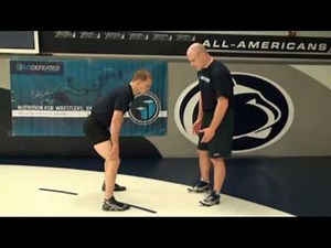 Cael Sanderson showing his Inside Single with Ricky Lundell