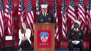 6.9K views · 440 reactions | Watch this morning's FDNY Swearing-In Ceremony for Chief of Department John Hodgens, Chief of Fire Operations John Esposito, Chief of Special Operations Command Malcolm Moore, and Chief of the Fire Academy Charles Downey. | New York City Fire Department (FDNY) | Facebook