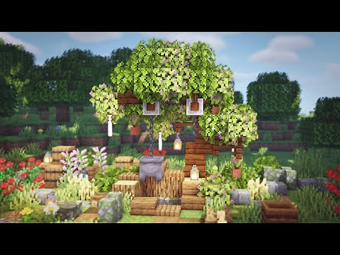 Minecraft | How to Build a Fantasy Well | Well Design
