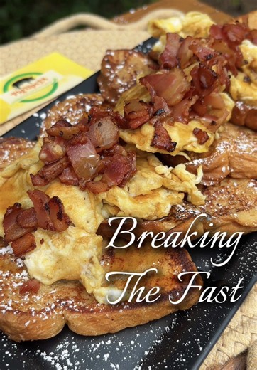 Today I’m ‘Breaking The Fast’ with PigUpsJa. I made some mouth watering French Toasts, crispy bacon and scrambled eggs😍🥓🍳 PigUpsJa Breakfast special is available for the entire month of April and each box comes with bacon, eggs and bread. There’s more! You can win a breakfast box for FREE by simply: 1) following @PigUpsJA 2) Liking the ‘Breaking The Fast’ flyer 3) Tagging 2 friends (who must also follow them) So easy right!☺️ But it nuh done desso! You can win a $10,000 GiftMe voucher by show