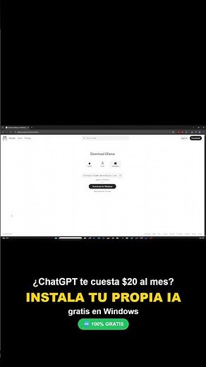Instala tu propia IA GRATIS en Windows | Alternativa a ChatGPT