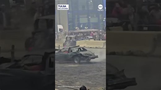 Demolition derby car crashes into crowd in Oklahoma | Ryan James