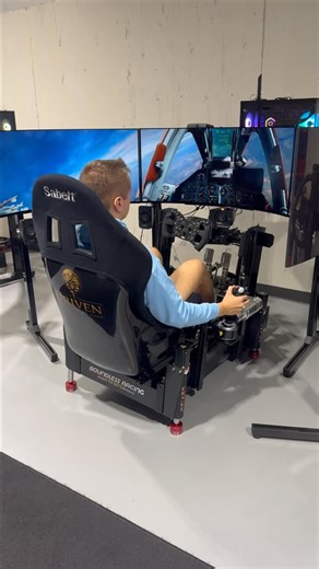 Boundless Racing on Instagram: "Close enough right? ✈️ Add flight controls to any simulator packages to experience anything from flying an F-18 to landing a Cessna at your local airfield to flying around the globe in an Airbus A380. #simracing #flightsim #racing #racingsimulator #motionsimulator #simracingsetup #flight #motorsport #boundlessracing"