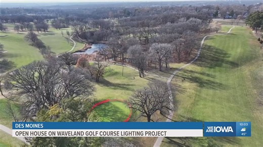Waveland Golf Course hosts open house for lighting project