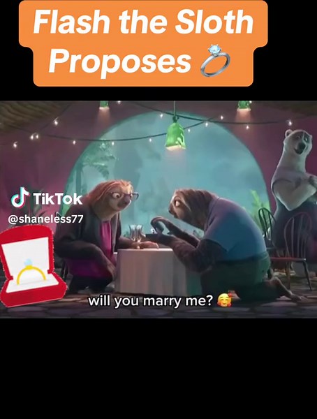 Flash the Sloth's Engagement in Zootopia