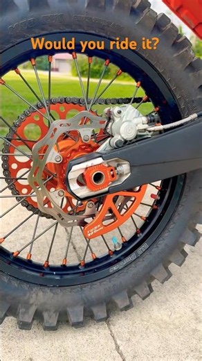Gnarly KTM 250sx to a single track bike?