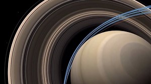 108K views · 2.7K reactions | The space between Saturn and its rings is eerily silent: Researchers monitoring the Cassini spacecraft were surprised to encounter almost no dust and debris during the spacecraft's first dramatic dive through the gap, and you can hear the strange lack of impacts in a new NASA video. https://goo.gl/4gXqaw | Space.com | Facebook