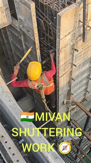Mivan shuttering work at site 🏗️ Fast & accurate aluminium formwork