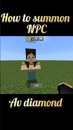 how to summon NPC in Minecraft🔥#viral #minecraft