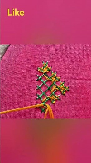 Sindhi stitch patran # for beginners #workout #fun #handmade #embroidery