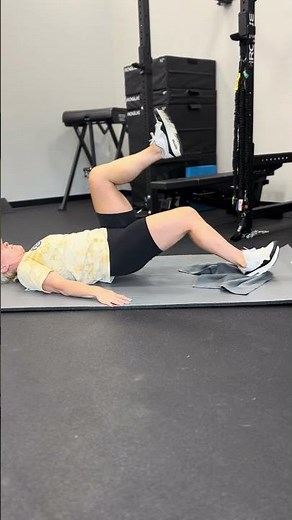 Hamstring Sliders - Single Leg Bridge