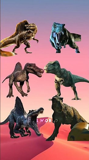All Spinosaurus vs All Jurassic Dinosaurs