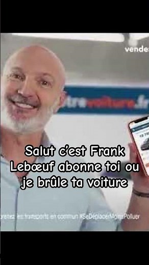 Salut c’est Frank Lebœuf
