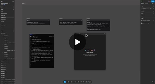 Figma doesn t do syntax highlighting for code text So I made Syntaxd select any code layer → one click → done. | Prathamesh Agrawal
