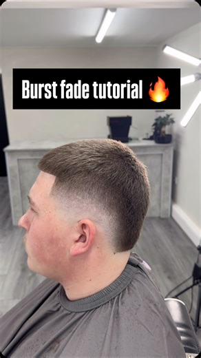 Sean The Barber on Instagram: "#8 Buzz cut / Burst fade tutorial 🔥"