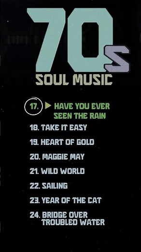 70s music greatest hits 🌦️ Have You Ever Seen The Rain - CCR greatest hits #70sgreatesthits