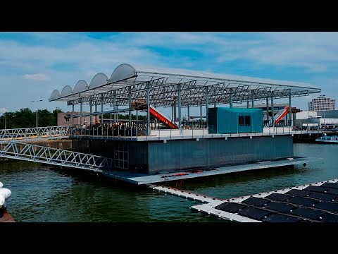 World’s first floating farm in operation in The Netherlands