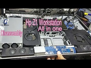 Pc repair Hp Z1 Workstation All in one Disassembly.