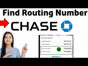 How to Find Routing Number Chase Bank Account 2025