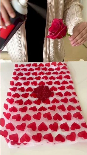 DIY Glitter Red Roses | Valentine's Day Gift Ideas