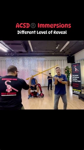 ACSD®️ Immersions- Cane and empty hand — same template, different tool.