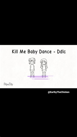 Kill Me Baby - Ddlc (Work in progress animation) #flipaclip #dokidokiliteratureclub
