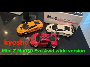 Kyosho Mini z mini RC car Ma030 evo AWD on the track mods