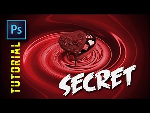 How to Create Realistic Chocolate background in Photoshop? Vfx chocolate texture Tutorial