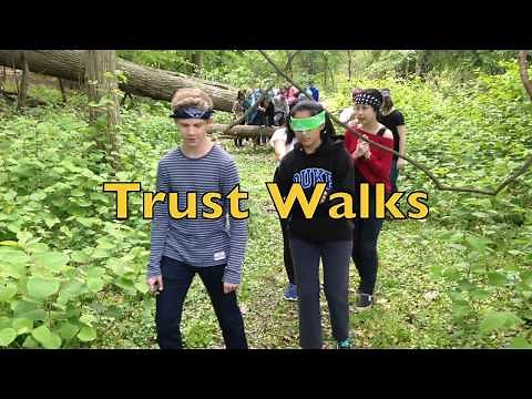 Blindfolded Trust Walks with Mark Friedrich