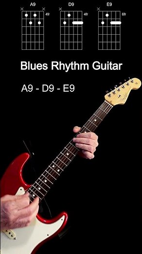 Blues Rhythm Guitar Chords in the Key of A - Play Blues Guitar by Yourself