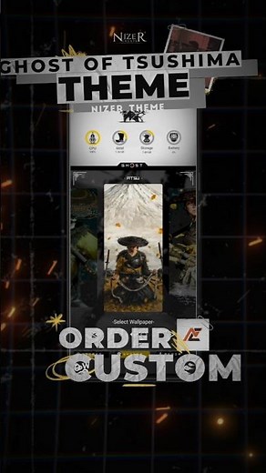 Ghost Of Tsushima Theme | KLWP Setup #klwp #nizercreate