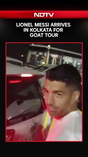 Lionel Messi Lands At Kolkata Airport, Thousands Of Fans Welcome Him