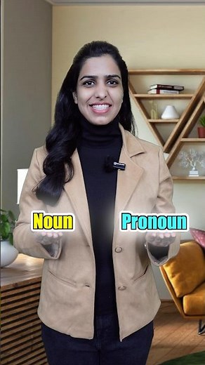 What is a Noun and a Pronoun and their differences | Learn English Parts of Speech #shorts