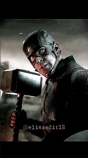 Captain America Lefting Thor Hammer || Avengers End Game ||