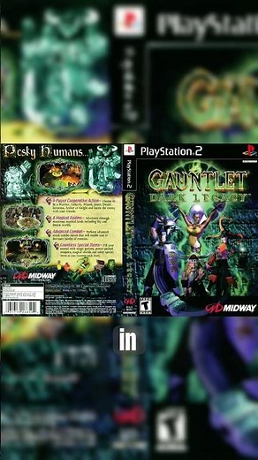 Gauntlet Dark Legacy was originally an arcade game and ported to home consoles in 2001