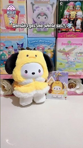 Unboxing Sanrio Winter Plush: He's so FLUFFY! 🐥❄️ #hidaysweetstyle