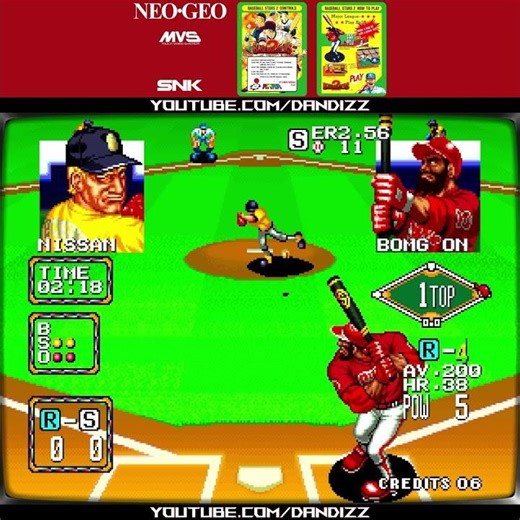 Arcade Nostalgia - Baseball Stars 2 #arcade #gaming #retrogaming
