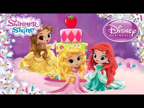 Shimmer and Shine The Sweetest Thing Color Episode Disney Princess Belle Cinderella Aurora