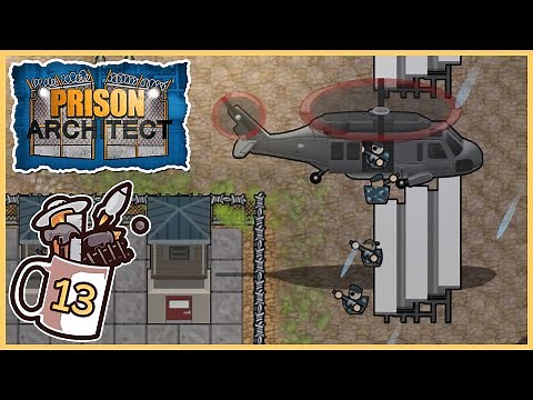 Elite Ops Helicopter | Prison Architect - Island Bound #13 - Let's Play / Gameplay