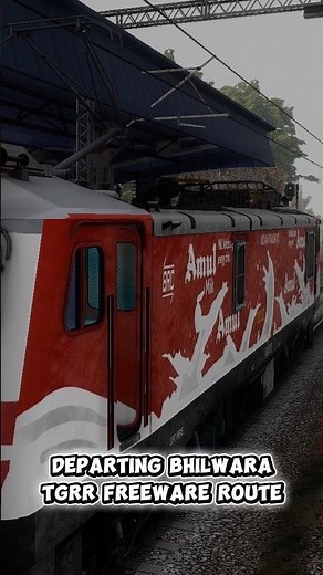 Realism NextGen Msts Graphics x Amul Wap-5 | TGRR Free Route #openrails #shorts #shortsfeed #trains