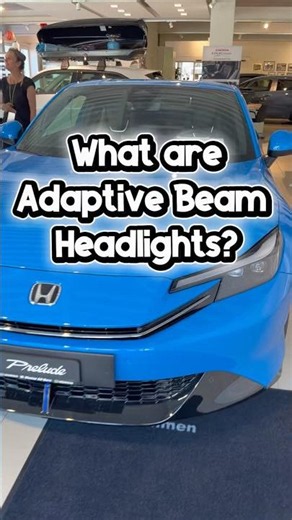 Hondas New MID Adaptive Beam Headlight Technology