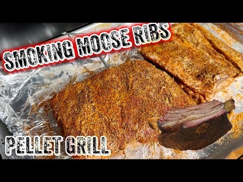 Smoking Moose Ribs | Pellet Grill | Alaska Cooking