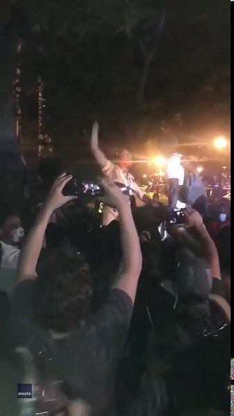 Statue of Confederate General Reinstalled After Being Torn Down in 2020 [FILE FOOTAGE]