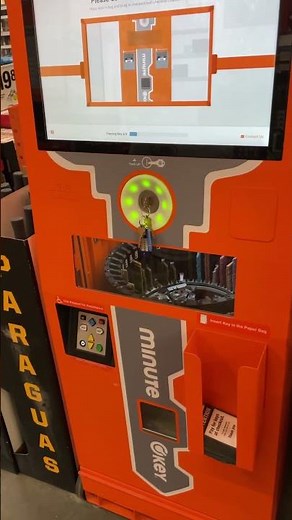 Home Depot automatic key machine