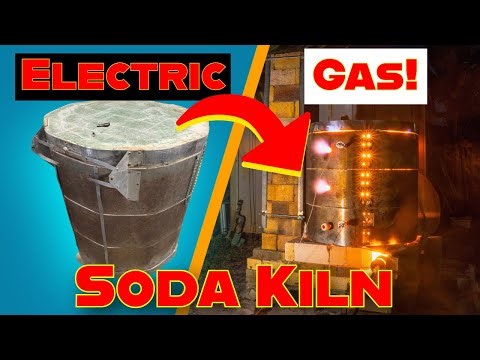 Converting an Old Electric Kiln to a Gas Soda Kiln (Part 1: Build & First Firing)