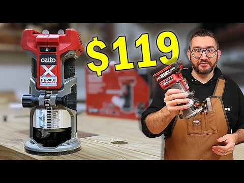 A battery powered OZITO Palm Router? Noice!