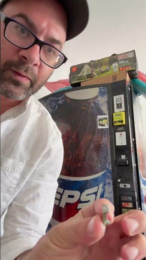 Soda machine had a key wouldn’t open so they called me after they started drilling to finish the job