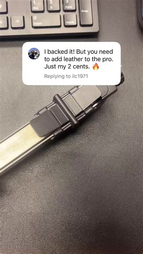 Leather strops, anyone? 🤔 #kickstarter #endingsoon #design #sharpener #knives #upgrade #update