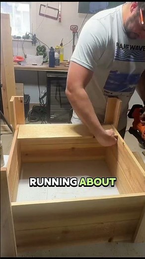 String lights planter post box build #howto #diy #handyman #outdoordecor #stringlights #patio #build